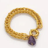 Bracelet Cham avec pierre semi-précieuse I Plusieurs coloris